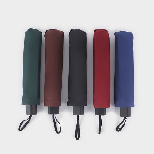 Зонт механический «Однотон», эпонж, 4 сложения, 10 спиц, R=53/61 см, d=106 см, МИКС