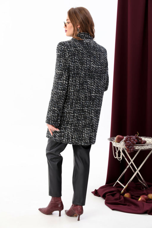 Жакет NIKVA н946-2 чёрный и графит  фото 2