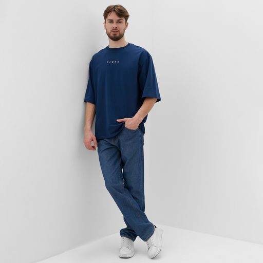 Футболка мужская MIST Fjord, размер 48, синий