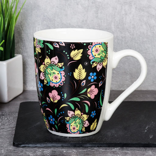 Кружка 400 мл. Цветы арт. G039 (736164)