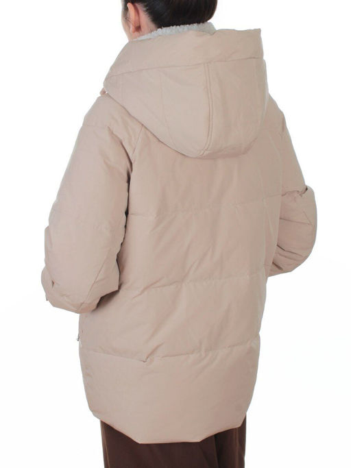 23211 BEIGE Куртка зимняя женская (150 гр. холлофайбер)