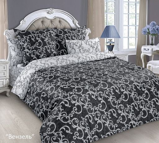 Постельное белье - Бязь Люкс Вензель Семейный (молния) - Luteks фото 2