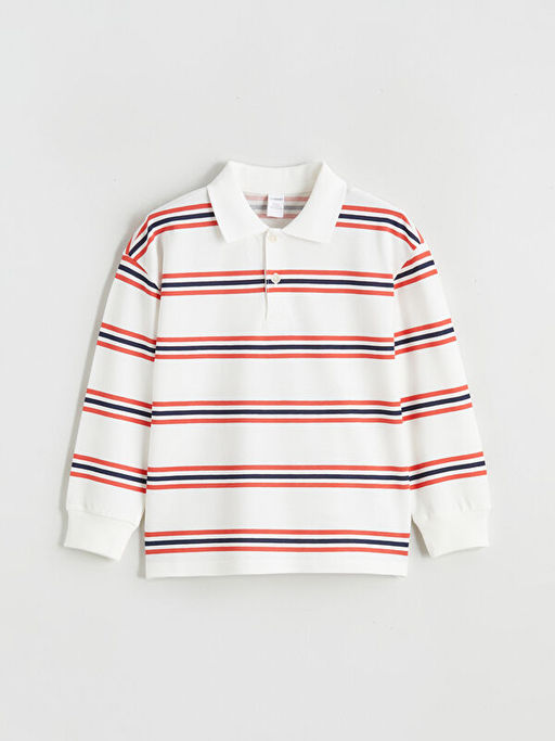 Polo Yaka ?izgili Erkek ?ocuk Ti??rt