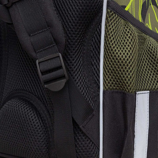 RAm-385-8 Рюкзак школьный с картхолдером на держателе и мешком для обуви - Grizzly фото 36