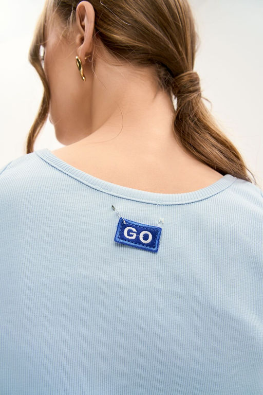 Топ GO F1010/29-1413.164-170 голубой  фото 4