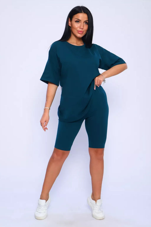 Костюм спортивный футболка и велосипедки КЖ-002