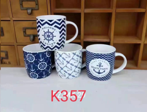 Кружка Морская / K357 /уп 72/ микс 4
