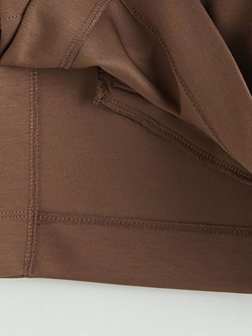 Dik Yaka B?zg?l? Kad?n Fermuarl? Sweatshirt