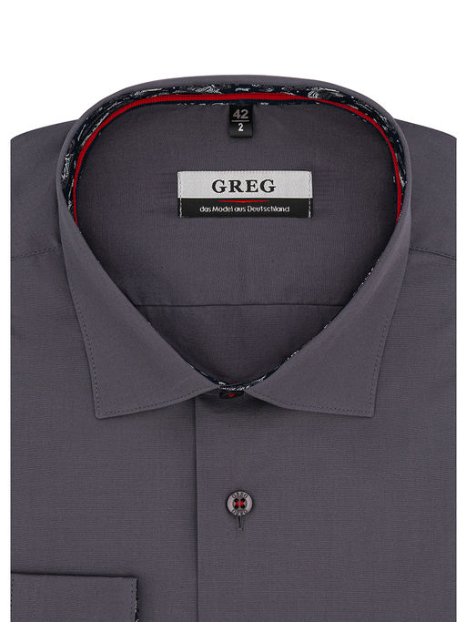 Сорочка мужская длинный рукав GREG 330/139/DGR/Z/1p  фото 3
