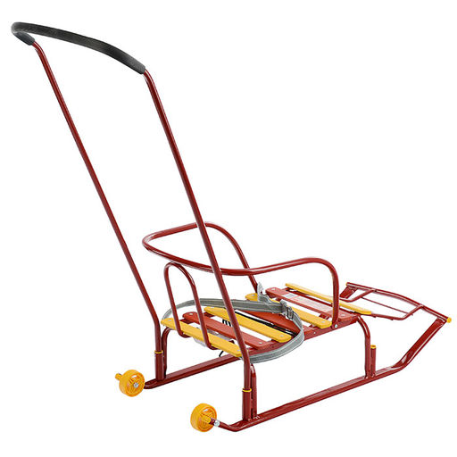 Игрушка. Санки детские "Тимка 5 комфорт+" (красный)