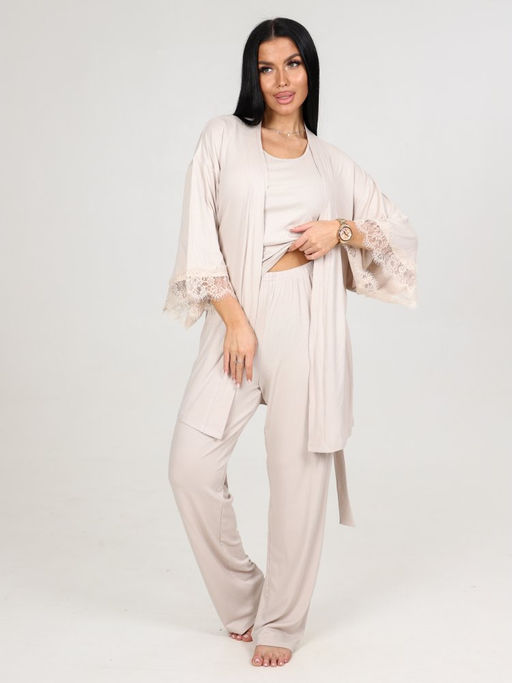 600-ХП ЖЕНСКИЙ КОМПЛЕКТ ТРОЙКА (Бежевый) - А-дина фото 2