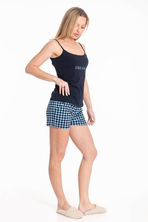 Пижама М323004Псб синий/бирюза - Елена фото 4