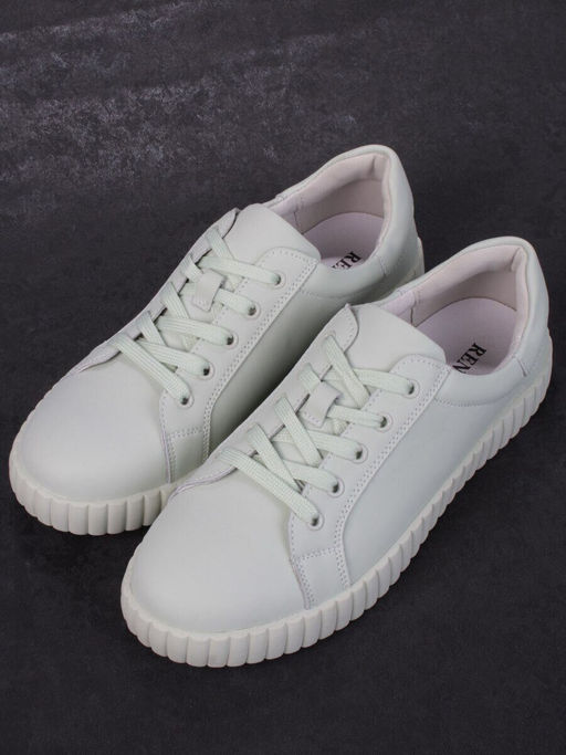 05-PDA175-5 LT. GREEN Кроссовки женские (натуральная кожа)