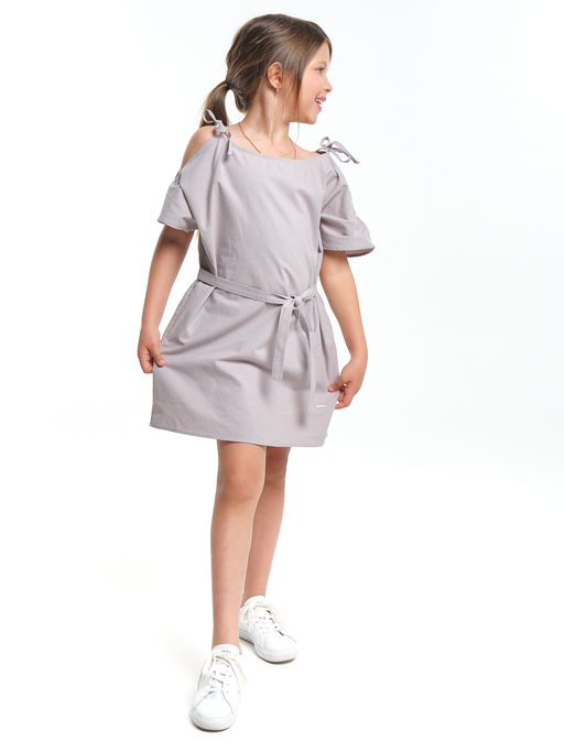Платье летнее из хлопка UD 7937 св.серый - Mini maxi фото 23