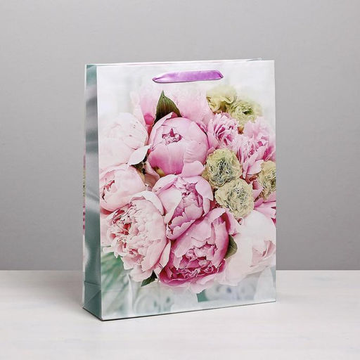 Пакет подарочный ламинированный, упаковка, «Радости!», L 31 х 40 х 11.5