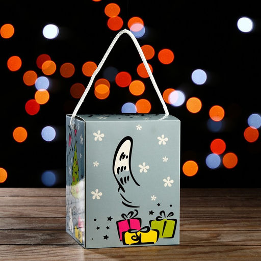 Цена за 5 шт. Подарочная коробка кубик Котенок, 12 х 12 х 15,5 см - Simaland фото 3