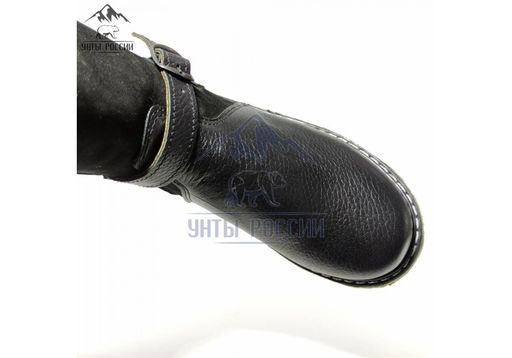 Монголки подростковые черные, войлочная подошва