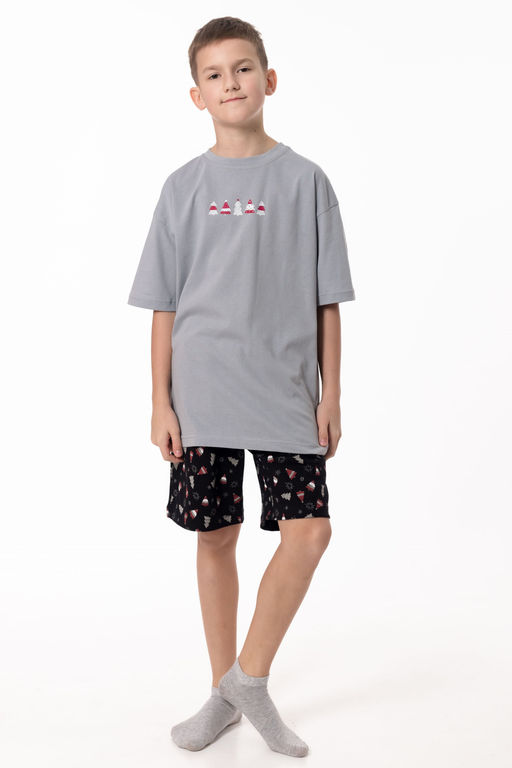 Пижама футболка и шорты М225108Псч