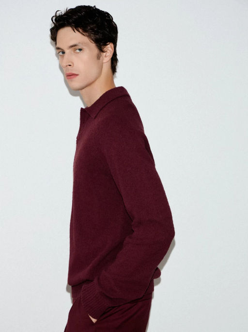 Джемпер из хлопка с отложным воротником / Zarina фото 5