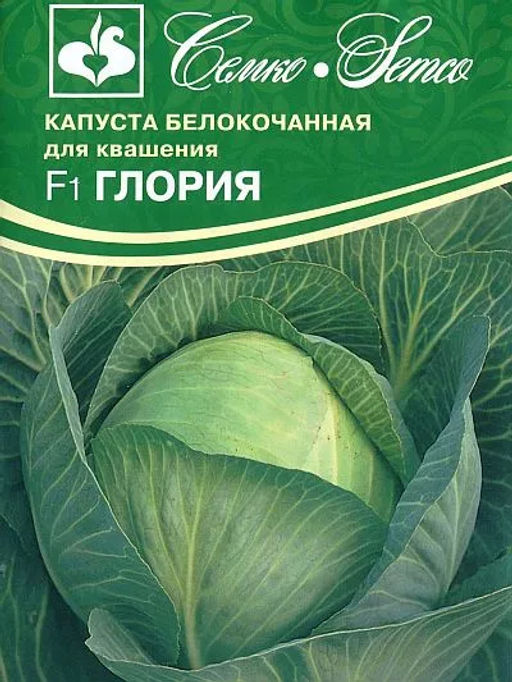 Капуста б/к Глория F1 10шт. (Семко)