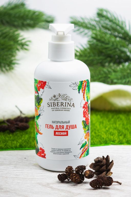 Гель для душа Лесной - Siberina фото 3