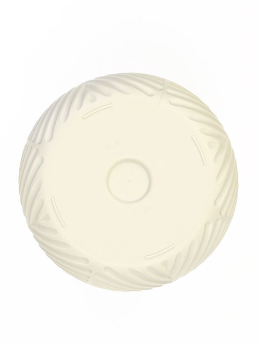 Кашпо для цветов «Рамона», 7.8 л, d=28 см, h=25.5 см, со вставкой, пластиковое, белое