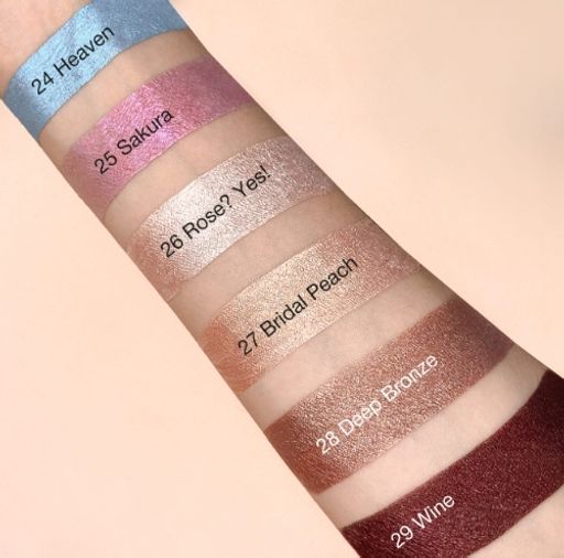 RELOUIS Тени жидкие сатиновые Satin Liquid Eyeshadow т.25 Sakura - Lilo фото 4