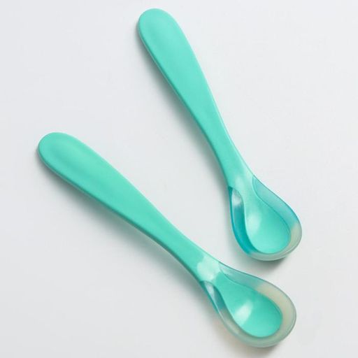 Набор детских термоложек для кормления, +5мес., 2 шт., цвета МИКС - Крошка я фото 3