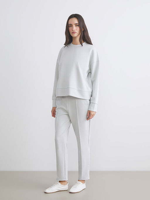 Bisiklet Yaka Kad?n Sweatshirt