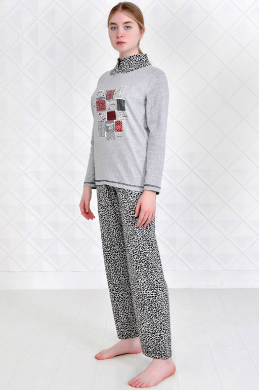 Арт. 4492 Пижама с брюками - Калинка фото 2