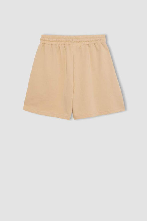 Шорты для девочек с карманами и тканой этикеткой - Defacto фото 9