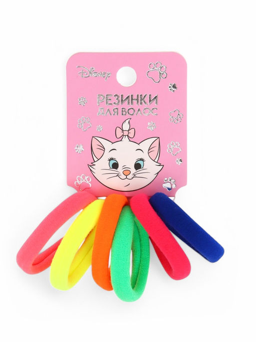Цена за 4 шт. Резинки для волос, Кошечка Мари