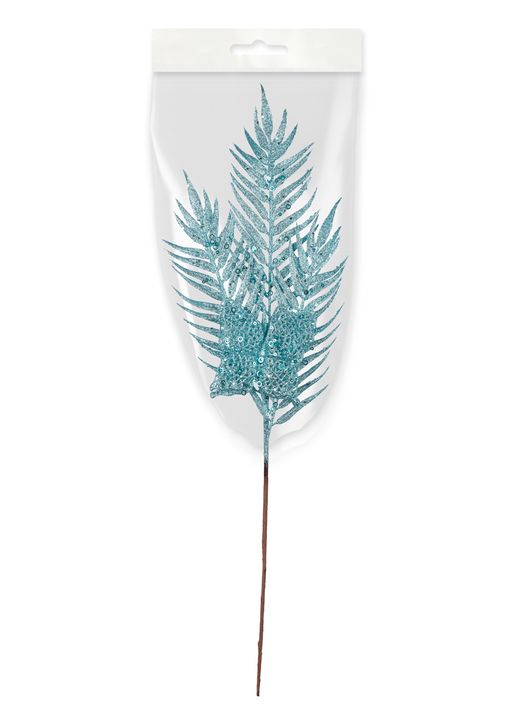 Blumentag VDD-74 Веточка декоративная 6 х 1 шт. 70 см 01 с блестками фото 3