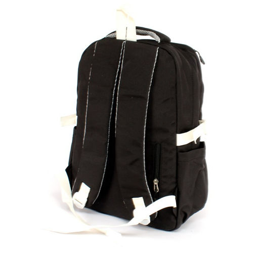 Рюкзак MF-8603, молодежный, 2отд, 3внутр+4внеш.карм, черный/белый SALE 256408 - Croco фото 2