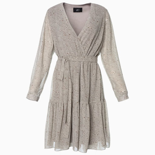 Платье женское короткое MIST plus-size, зелёное, размер 50
