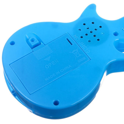 Музыкальная гитара Синий трактор, звук, свет, цвет синий  фото 4