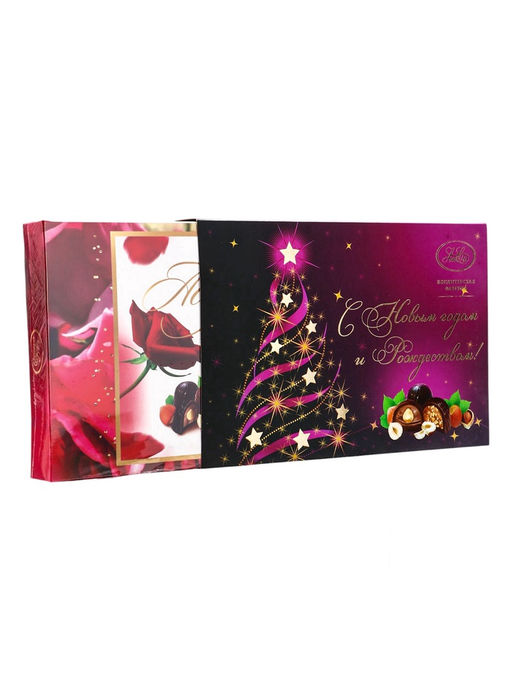 Конфеты шоколадные Новогодняя ёлка, ассорти с лесным орехом, 154 г - Simaland фото 3