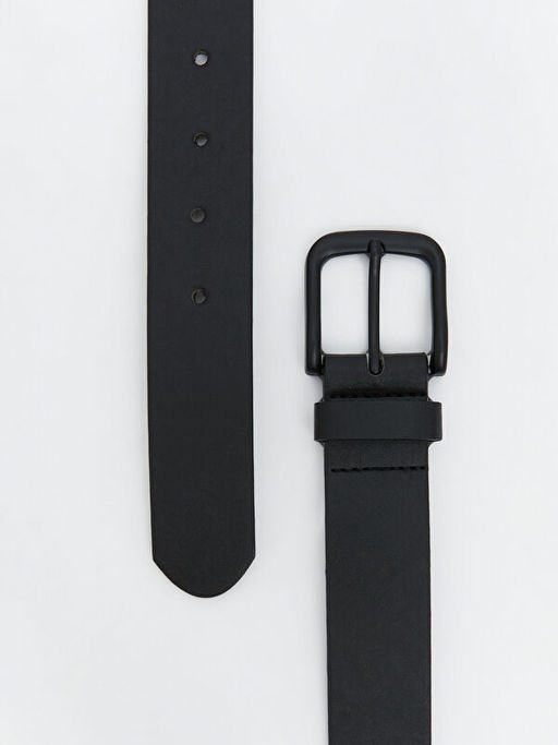 Deri G?r?n?ml? Erkek Kemer