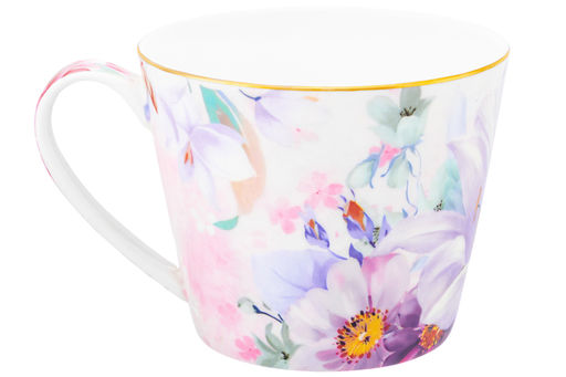 Кружка 450 мл 12,8*10,3*8,5 см Акварель розовая NEW BONE CHINA - Elan gallery фото 13