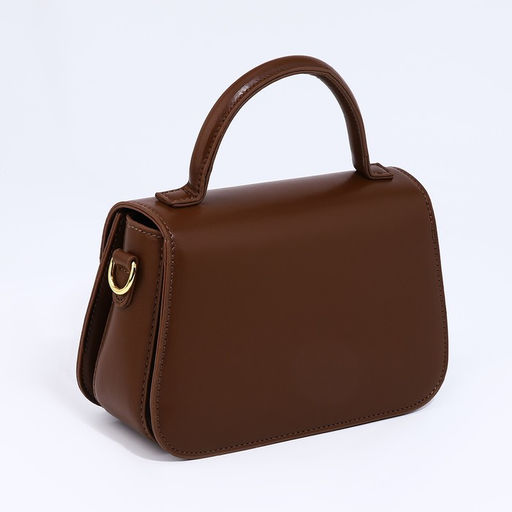 Сумка-мессенджер на клапане, цвет коричневый - Simaland фото 2