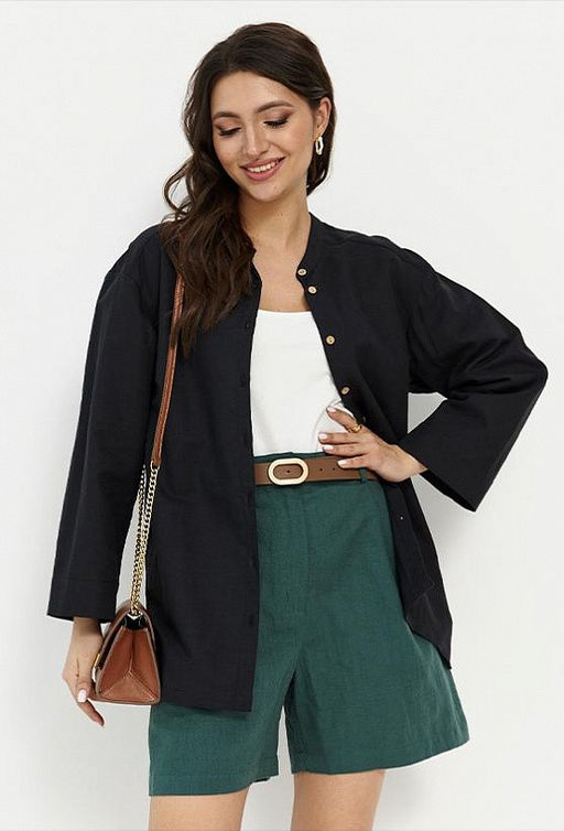 Рубашка  из 100% льна премиального качестваСеул - Vals фото 6