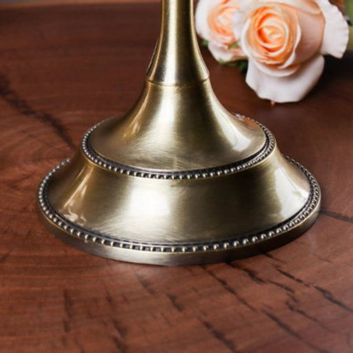 Подсвечник на 5 свечей бронза 25 см / 6305S /уп 30/ - ГалеонТрейд фото 4