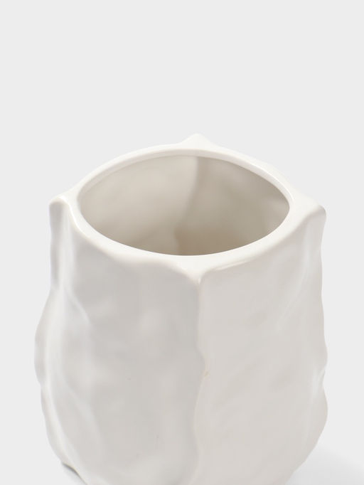 Ваза «Габино», 18.5×12 см, керамика, белая