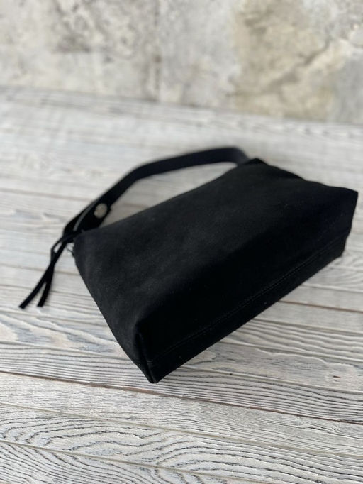 Женская замшевая сумка 8088-8 Черный - Sergio valentini фото 5