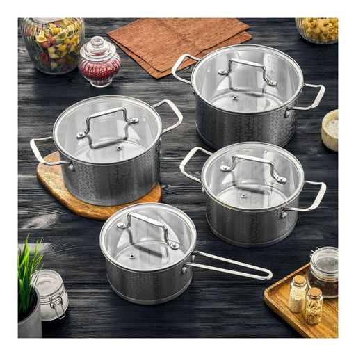 Кастрюля с крышкой Walmer Pixel, 4.5 л, цвет хром  фото 5