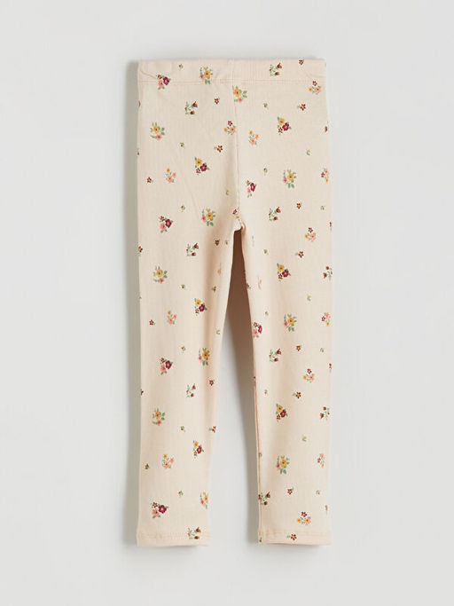 ?i?ek Desenli K?z ?ocuk Tayt