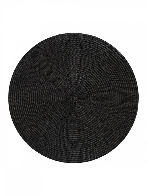 Набор салфеток сервировочных D36, 4 штуки чёрный полипропилен - Denastia фото 2