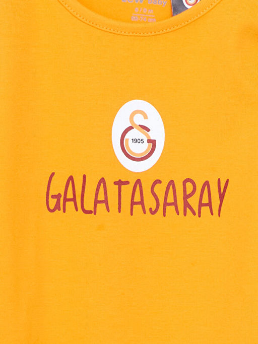 Galatasaray Bask?l? Erkek Bebek ??t??tl? Body ve E?ofman Alt 2li - Waikiki фото 3