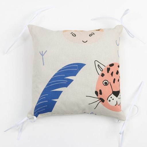 Бортики в кроватку Крошка Я African friends (35х35 см - 8 шт),100% хлопок  фото 4