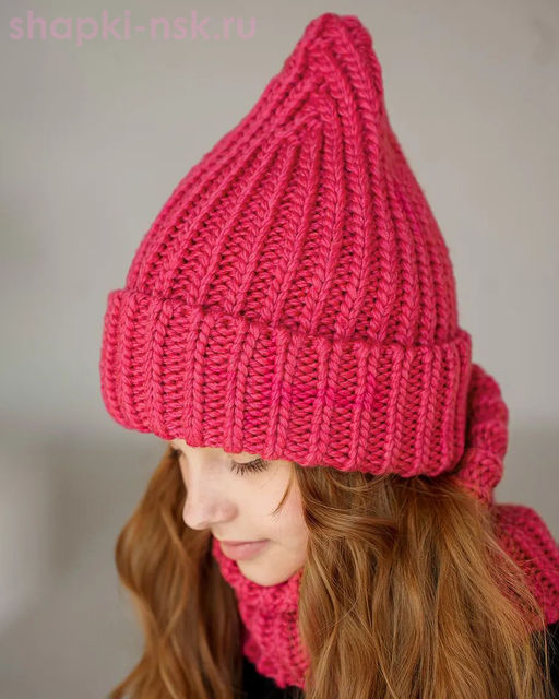 Q 193 D 193 Комплект флис (колпак+снуд) (52-54)